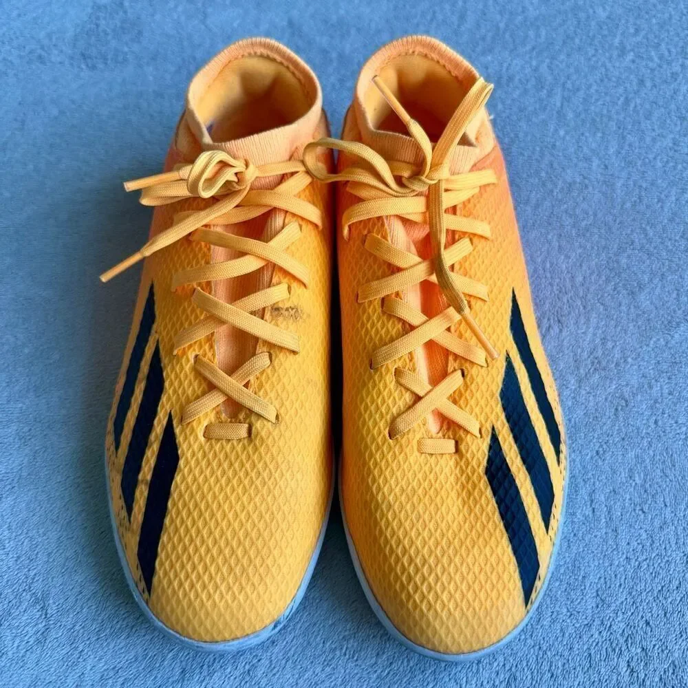 Adidas X Speedportal.3 GZ5064 Boys Orange Indoor Soccer Futsal Shoes